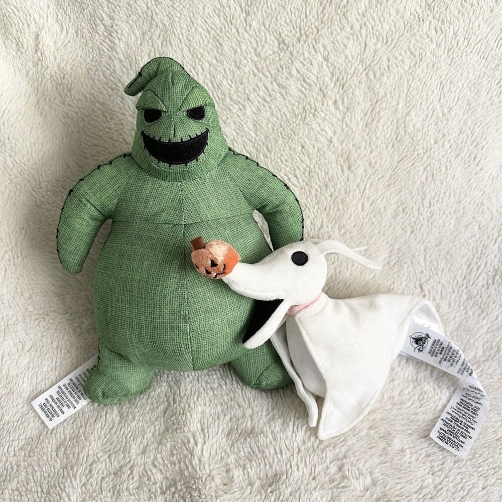 Disney Parks Nightmare Before Christmas Oogie Boogie Zero Plush Lot Of 2
